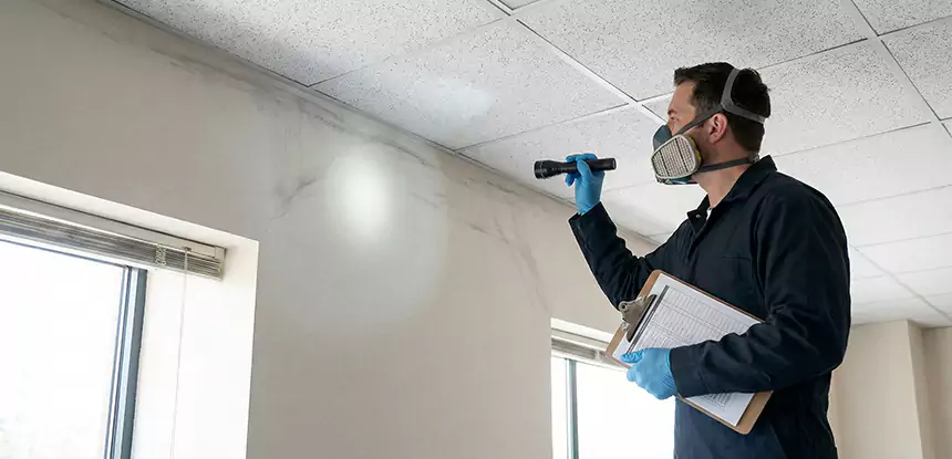 Ceiling Water Damage Inspection in Whitesburg