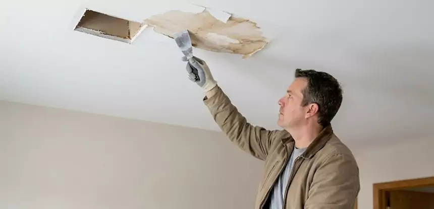 Dry Ceiling After Water Leak in Whitesburg