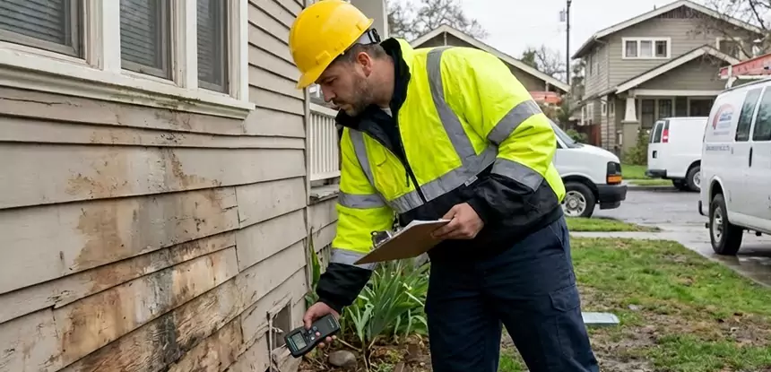 Water Damage Exterior Wall Whitesburg